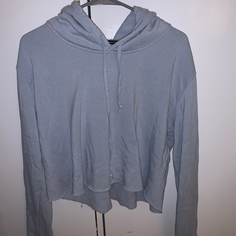 brandy melville cropped hoodie!!